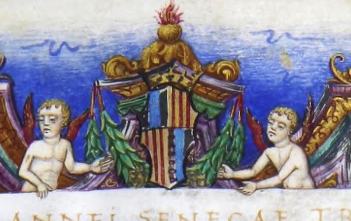 Valencia, Universitat de València, Biblioteca Histórica, MS 51 [olim 818], fol. 1r (detail). Source: http://roderic.uv.es/uv_ms_0051.