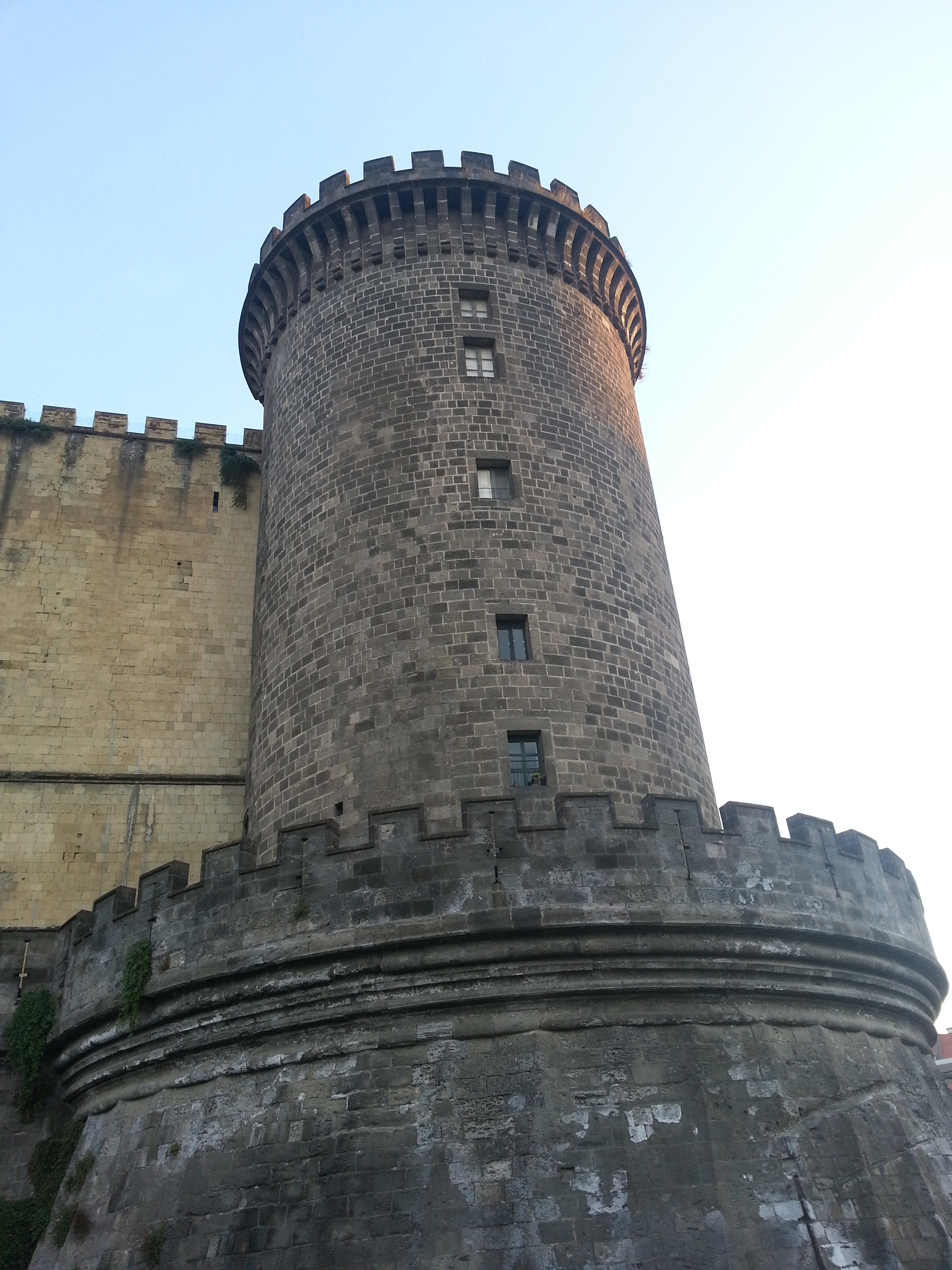 Fortifications of the Castelnuovo, Naples. My photograph (September 2012).