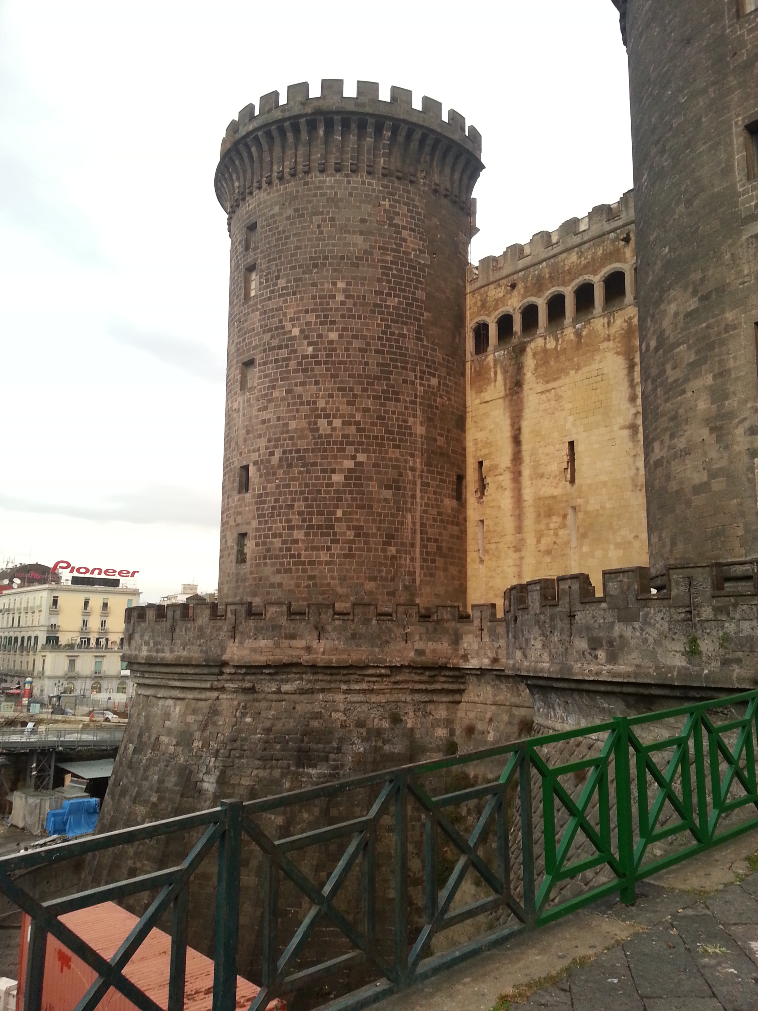 West front of the Castelnuovo, Naples. My own photograph (September 2012).