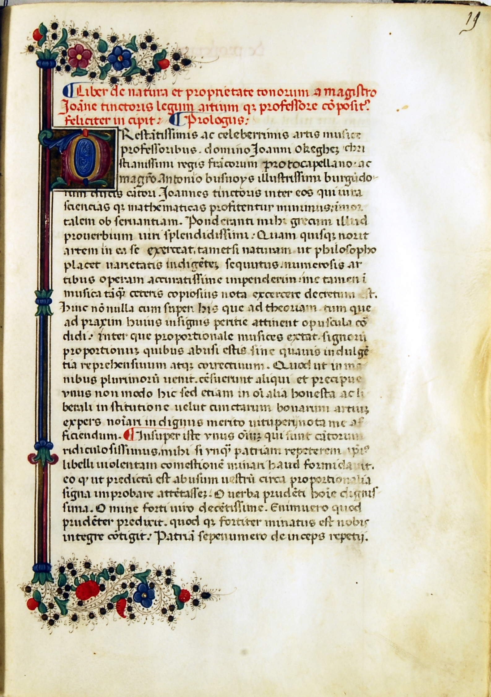 Bologna, Biblioteca Universitaria, MS 2573, fol. 19r. Source: Biblioteca Universitaria, Bologna.
