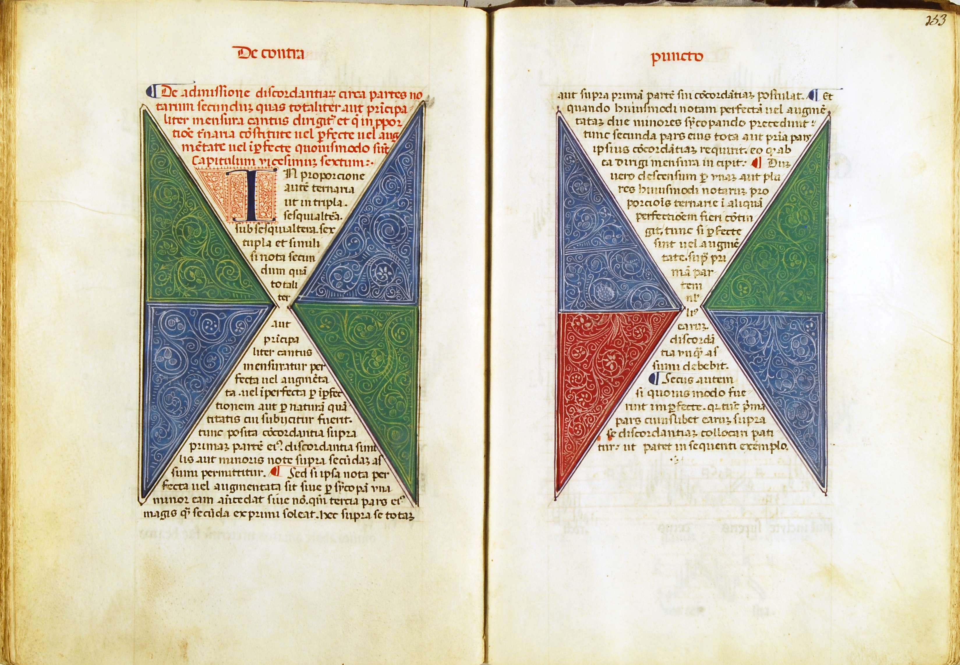Bologna, Biblioteca Universitaria, MS 2573, fols. 152v–153r. Source: Biblioteca Universitaria, Bologna.